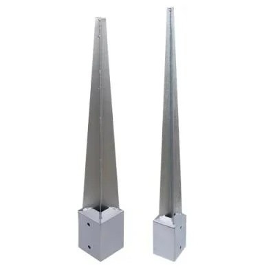 Precision Hardware Products Galvanized Steel Fence Post Anchorage Screws with Plating